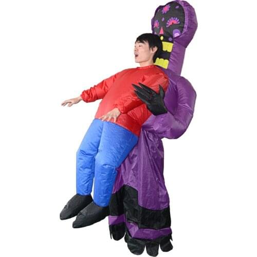 Black Ghosts Hugs Cosplay Costumes Adult Inflatable Costume for Men Women Kids Alien Et Ghost Fancy Dress