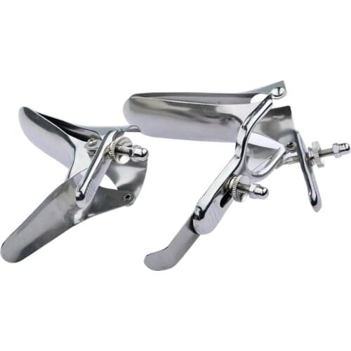 Medical Woman Stainless Steel Sexy SM Expansion Adult Colposcopy Dilat ANal Sex Toy