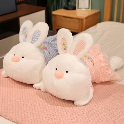 55/70cm Nice Cute Cartoon Rabbit Plush Toys Stuffed Soft Lovely Animals Pillow Dolls For Kids Girls Birthday Gifts