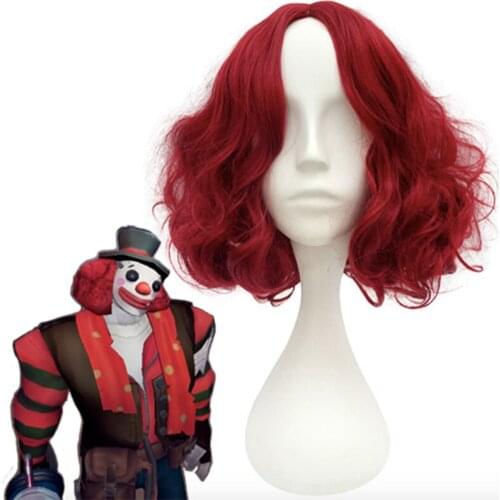 Game Identity V Cosplay Wig Clown Cosplay Wig Heat Resistant Synthetic Anime Cosplay Wig Halloween Party
