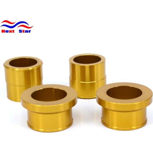 CNC Billet Front And Rear Wheel Hub Spacers Suit For SUZUKI RMZ250 07-19 RMZ450 05-16 RMX450Z 10-17 Motorcycle
