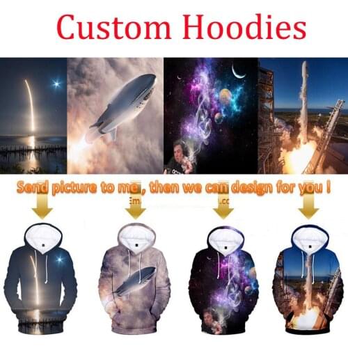 Custom 3D Hoodies Logo Text Photo 3D Full Print Men Women Personalized Customize Sweatshirt Customization Drop ship Brand Design