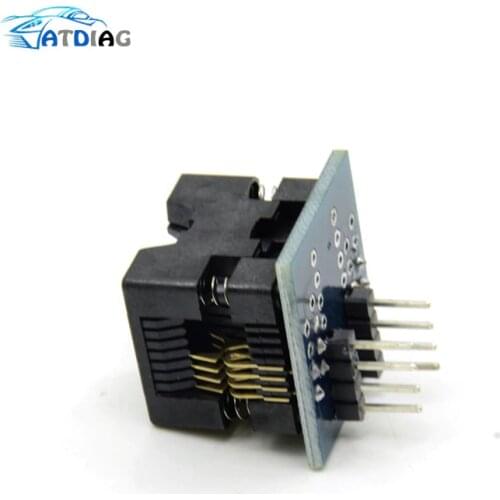 SOIC8 SOP8 to DIP8 EZ Socket Converter Module Programmer Output Power Adapter With 150mil Connector SOIC 8 SOP 8 To DIP 8