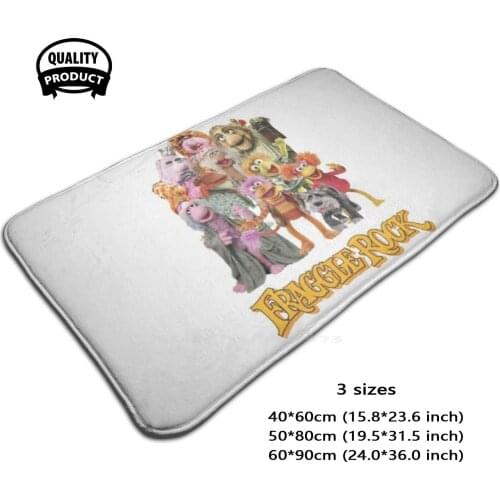 Fraggle Rock Comfortable Door Mat Rug Carpet Foot Pad Get Tags Fraggle Fraggle Fraggles Retro 80S Henson Red Cartoon Kids Music