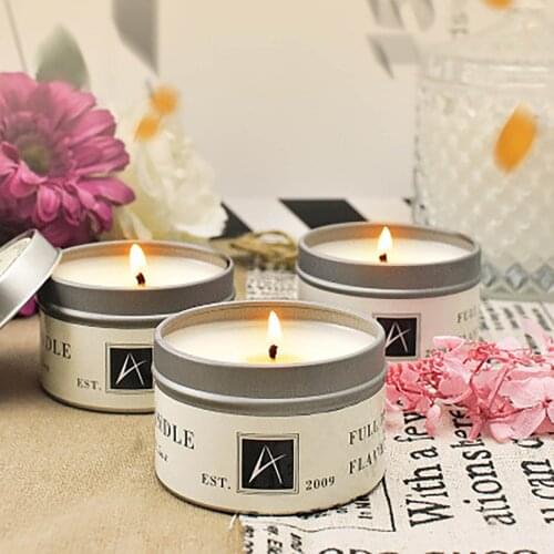 IN STOCK! Smoke Free Romantic Aromatherapy Candle Romantic Scented Candles Air Purification Aromatherapy Natural Soy