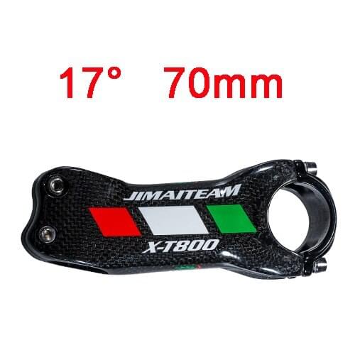 JIMAITEAM Full Carbon Fiber Mountain Stem Road Bike Leading Bike Stem 6 Dgree 17 Dgree Carbon Fiber Stem