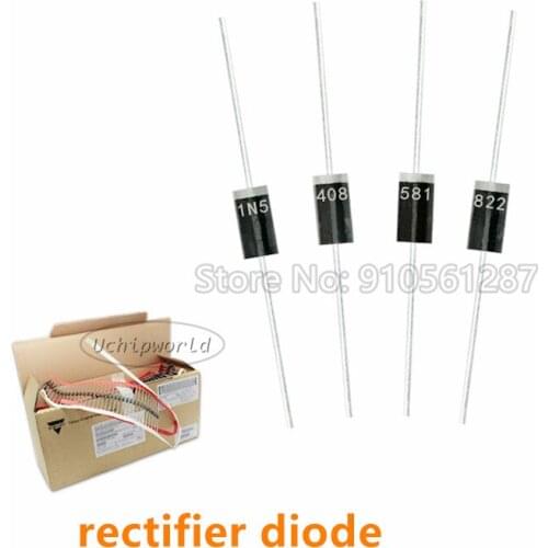 Rectifier diode 1N4007 1N5408 1N5819 6A10 10A10 FR107 FR207 FR307 UF4007 SR560 RL207 SR5100 HER308 1A 2A 3A 10A 5A 1000V 1200V