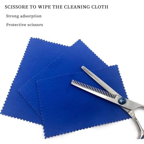 100pcs Hot Sale Barbershop Disposable Scissors Wipe Cloth Hairdressing Tool Cleaning Cloth Clippers Comb Cleaning Cloth