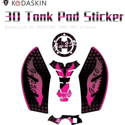 KODASKIN Motor 3D Sticker Fuel Tank Pad Triple Tree Decal for SUZUKI GW250