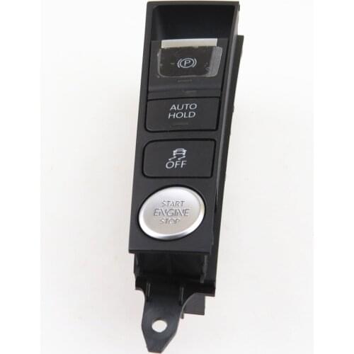 FHAWKEYEQ Car ESP Handbrake Brake Switch Start / Parking Button For VW Passat B7 CC 2011-2014 3AD 927 137 B 3AD927137B