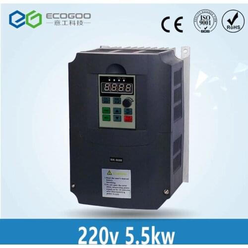 Free Shipping! 220v 5.5KW kw vector Inveter 4kwVFD inverter Frequency Converter Variable Frequency Drive Motor Speed Control