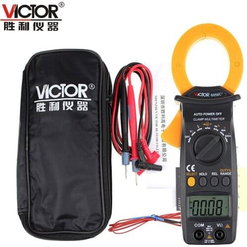 Victory VC6056C+ Digital Clamp meter AC/DC Clamp Meter 600A measuring capacitance/frequency/temperature