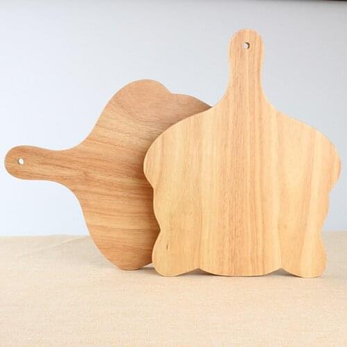 Wood Rectangular Tray Dish Steak Pizza Bread Cake Plate Dessert Fruit Snack Plate