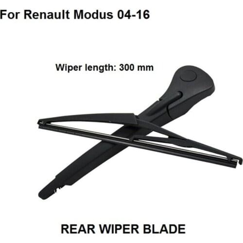 OE#7701066143 For Renault Modus 2004-2016 Rear Windscreen Windshield Wiper Arm And Wiper Blade Set 305mm New
