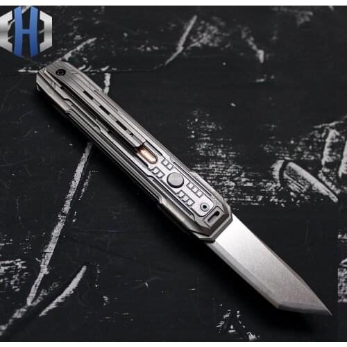 Titanium Alloy Heavy-duty Utility Knife Cutting Paper Unpacking Wallpaper Knife Multi-function Outdoor EDC Defense Portable
