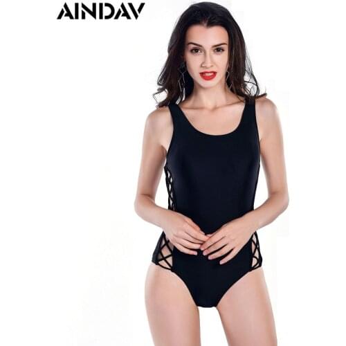 New Arrival Solid Bathing Suit Swimming Suit for Women Bandge One Piece Swimsuit Female Swimwear Ladies Bodysuits Padded Trikini