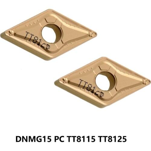 Original DNMG DNMG150404 DNMG150408 DNMG150608 PC TT8115 TT8125 for Steel DNMG1504 Carbide Inserts Turning Tool CNC Lathe Cutter
