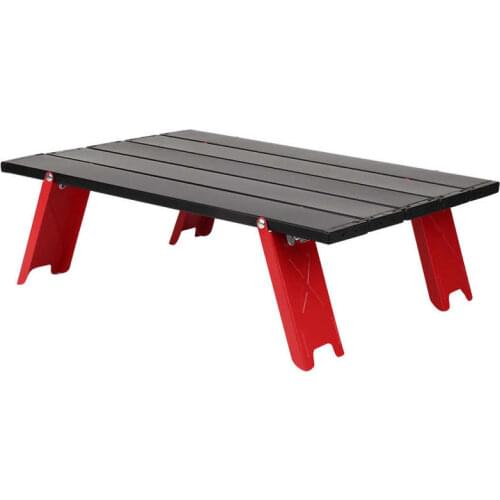 Folding Table Mini Aluminum Alloy Portable Folding Camping Table Folding Table for Outdoor BBQ Backpacking Camping