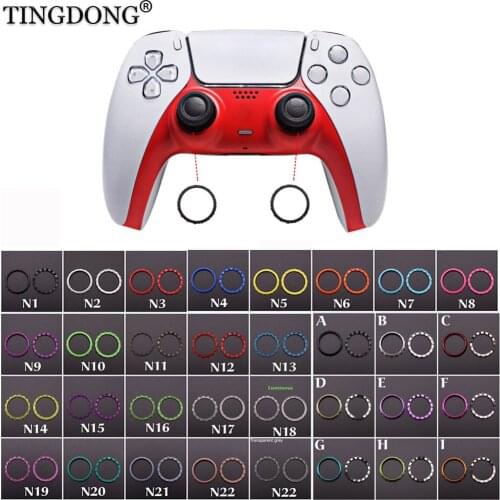 2pcs Replacement Accent Rings For Sony Playstation 5 DualSense 5 PS5 Controller Accessories
