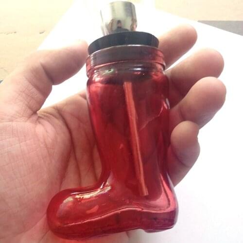 Glass Color Crystal Shoes Pipe Filter Tobacco Pipes Tube Shisha Smoking Pipe Smoke Narguile Mouthpiece Smoking Set Hookah