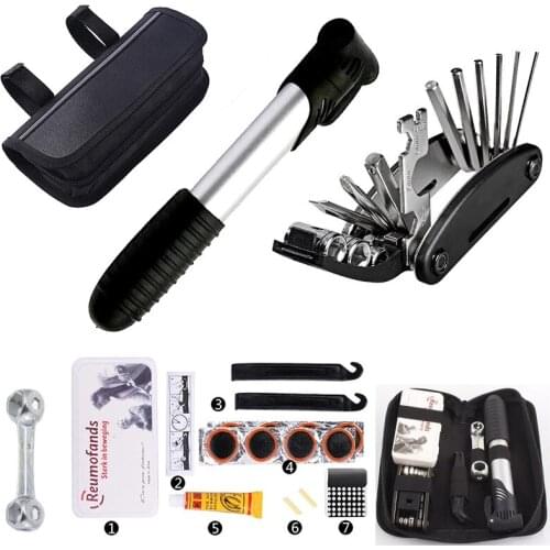 Bike Bicycle Repair Tool Kit Set, Cycling Mechanic Repair Tool Storage Bag,Fit All Bike Outdoor Cycling Household Repairing