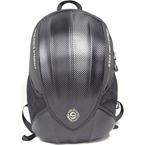 SFK - Waterproof Riding Helmet Backpack, Large Capacity Reflective Backpack, Full Helmet