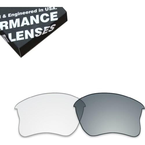 ToughAsNails Replacement Lenses for Oakley Flak Jacket XLJ Sunglasses Photochromic Clear (Lens Only)