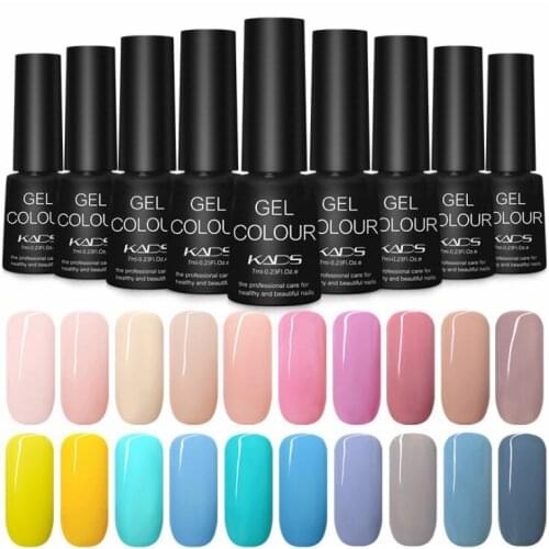 1Pc Nail Gel Polish Gel Lacquer Soak Off Gel Nail Polish LED UV Glue Nail Art 7ml nails Top Base Coat gel varnish