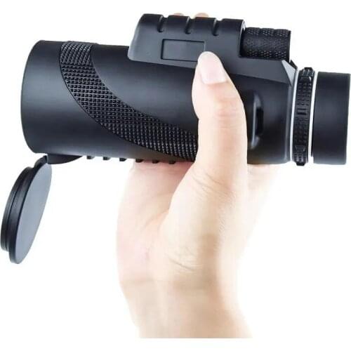 40x60 Monocular Optical HD 2000T Lens Telescope BAK4 Day Night Vision 1500m/9500m Outdoor Camping Hiking
