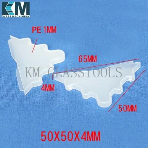 White glass protection angle, 4mm, 500 pieces