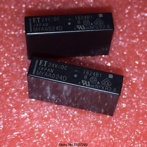 Free Shipping 100% new original relay 10pcs/lot MYAA024D 24V 5A 4pin