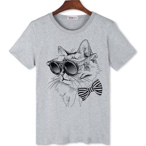BGTOMATO pablo kanye art cat T-shirt Mens good quality brand the flash new style animal printing shirts
