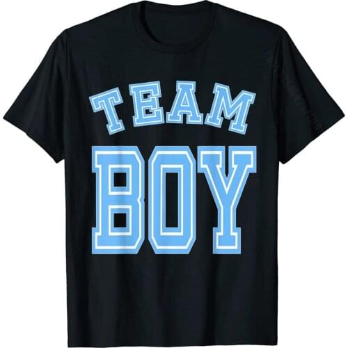 Team Boy Gender Reveal Baby Shower Cute Funny Blue T-Shirt 3D Printed T Shirt Family Cotton Men Tops Shirt Funny