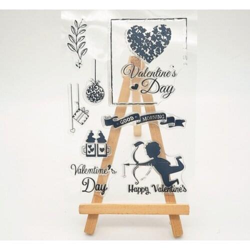 Kawaii Cupid Transparent Clear Silicone Stamp Seal DIY Scrapbooking Stencil Coloring Decorative Office School Supplies Reusable