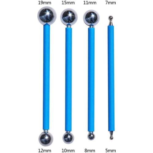 4pcs Ceramic Tile Pressed Ball Double Hole Pressure Seam Steel Ball Ceramic Floor Tile Grout Construction Tools Floor