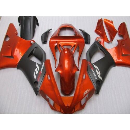 Custom Motorcycle Fairing kit for YAMAHA YZFR1 00 01 YZF R1 YZF1000 2000 2001 ABS Cool red black Fairings set+Gifts YB36