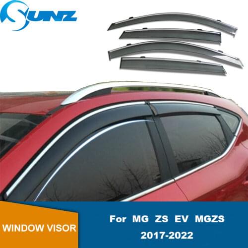 Door Visor For MG ZS EV MGZS EZS 2017 2018 2019 2020 2021 Sun Rain Visor Deflector Guard Wind Deflectors Car Styling SUNZ