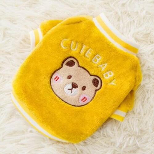Cute Bear Puppy Clothes Winter Teddy Bichon Cat Pet Small Dog Puppy Autumn and Winter Clothing dog clothes luxury dog clothes
