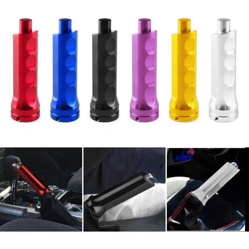 Car modified aluminum alloy handbrake cover racing universal handbrake handle cover handbrake lever cover