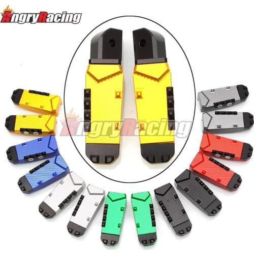 Motorcycle CNC 3D Rear Footrest Foot Pegs Rest Pedals For Yamaha YZF R6 R1 R1M R1S YZF-R1 YZF-R6 YZF600 YZF1000