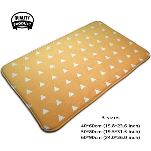 Su - Demon Soft Foot Pad Room Goods Rug Carpet Zenistu Zenistu Pattern Demon Pattern Nezuko Tanjiru Su Anime Manga Cool