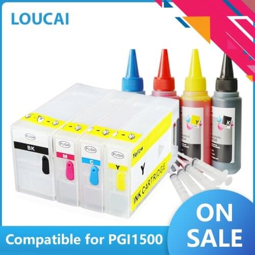 NEW PGI-1500 PGI 1500 XL Refill Ink Cartridge For Canon PGI-1500XL for MAXIFY MB2050 MB2150 MB2350 MB2750 Printer