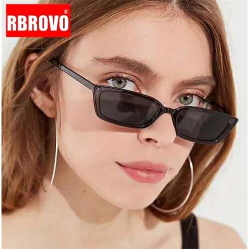 RBROVO 2021 Luxury Rectangle Women Sunglasses Vintage Luxury Classic Ocean Lens Glasses Mirror Oculos De Sol Feminino UV400