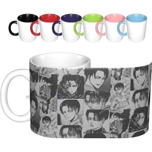 Manga Panels Ceramic Mugs Coffee Cups Milk Tea Mug Attack On Titan Eren Jaegar Eren Ackerman Aot Shingeki No Kyojin Snk Anime