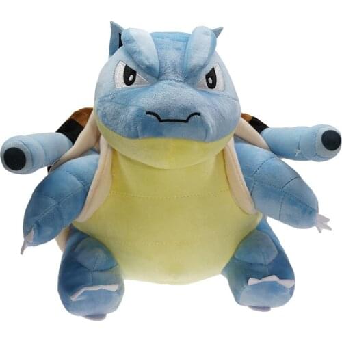 30cm Blastoise Tortank Cannon Tortoise Pikachued Plush Doll Japan Anime Cartoon Stuffed Toy Pokemoned Derivatives Kid Gift