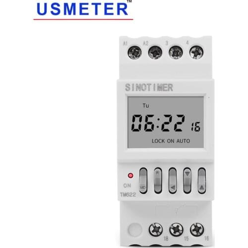 220V 16A 1 Second Interval Big LCD Display Programmable Timer Switch Digital Time Relay Electronic Timer Clock 16 OFF 16 ON