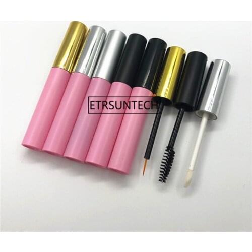 3.5ML Empty pink Lip gloss tube. Plastic Beauty Makeup Eyeliner Bottle,Portable Mascara tube F1939