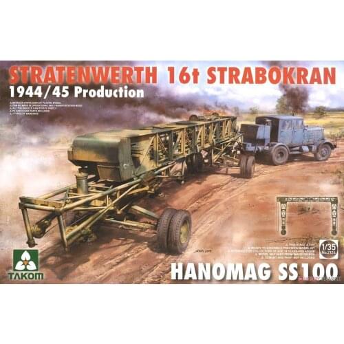 Takom 1/35 2124 Stratenwerth 16T Strabokran 1944/45 Production Hanomag SS100