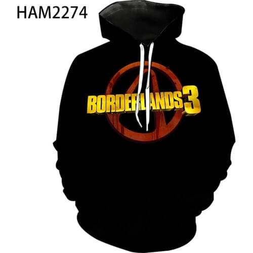 2021 New Borders Hoodie Mens Womens Sweatshirt 3D Anime Creative Print Youth Student Kids Cool Sports Pullover