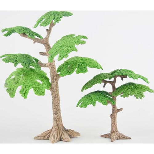 Animal Dinosaur World Simulation Tree Figure Articial Decoration Collector Toy Simulation Plant Table Scene Plastic Tree Model